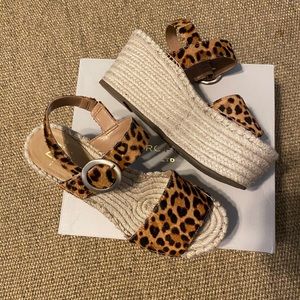 Marc Fisher Leopard Espadrille
